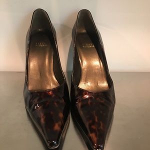 Size 9.5 Stuart Weitzman Tortoise Shell Pumps